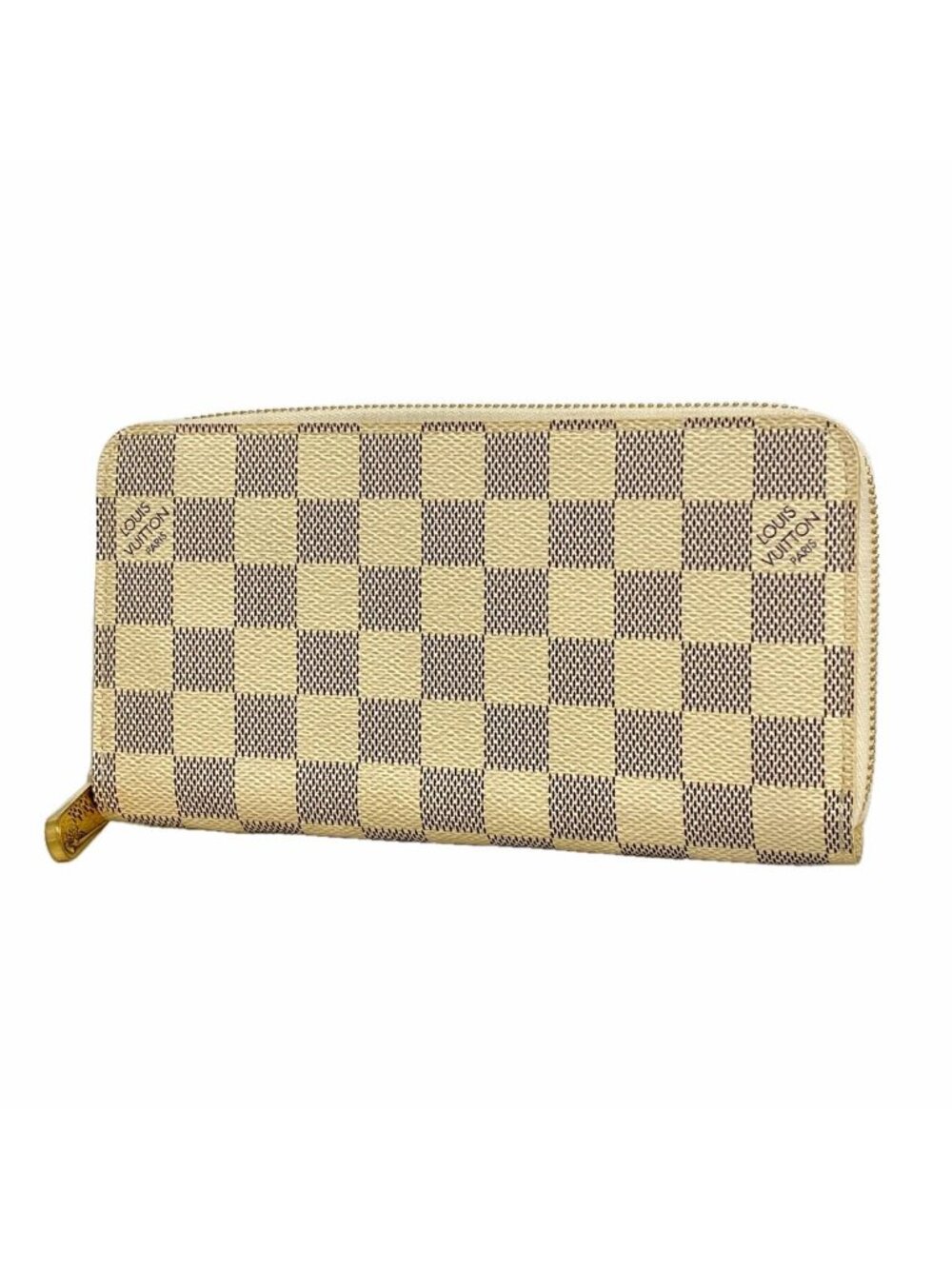 Louis Vuitton Wallet Damier Azur Zippy White